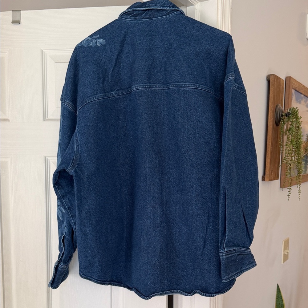 Floral Denim Jacket - Picture 5 of 6